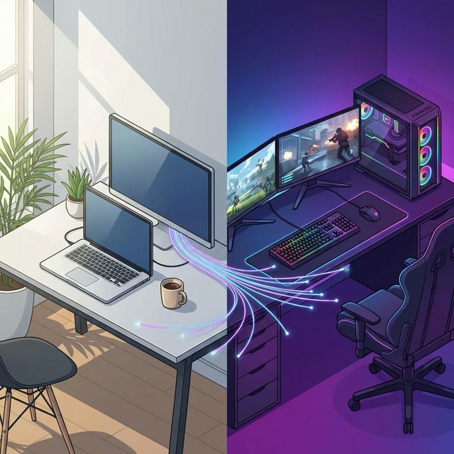 ¿Qué velocidad de internet necesito para teletrabajar o gaming?