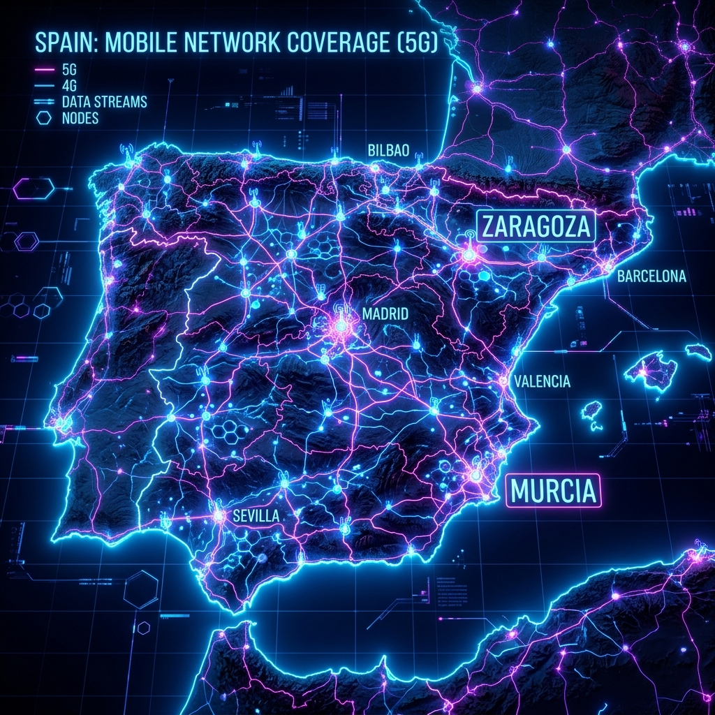 Mapa de Cobertura Nacional de Antenas Móviles